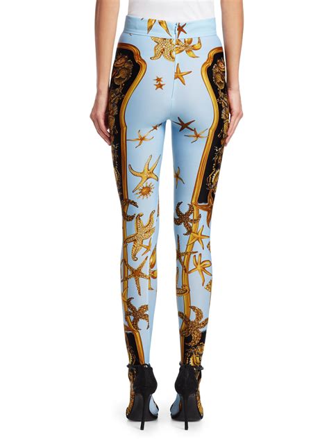 versace canvas print|versace print leggings.